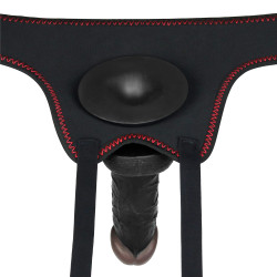 LoveToy Gode Ceinture Vibrant Easy Strap-On 12 x 3.7 cm Marron
